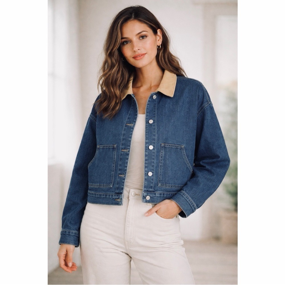 Sanctuary Denim‎ Trucker Jacket XL NWT